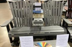 CBD 5′ Adirondack Glider with console