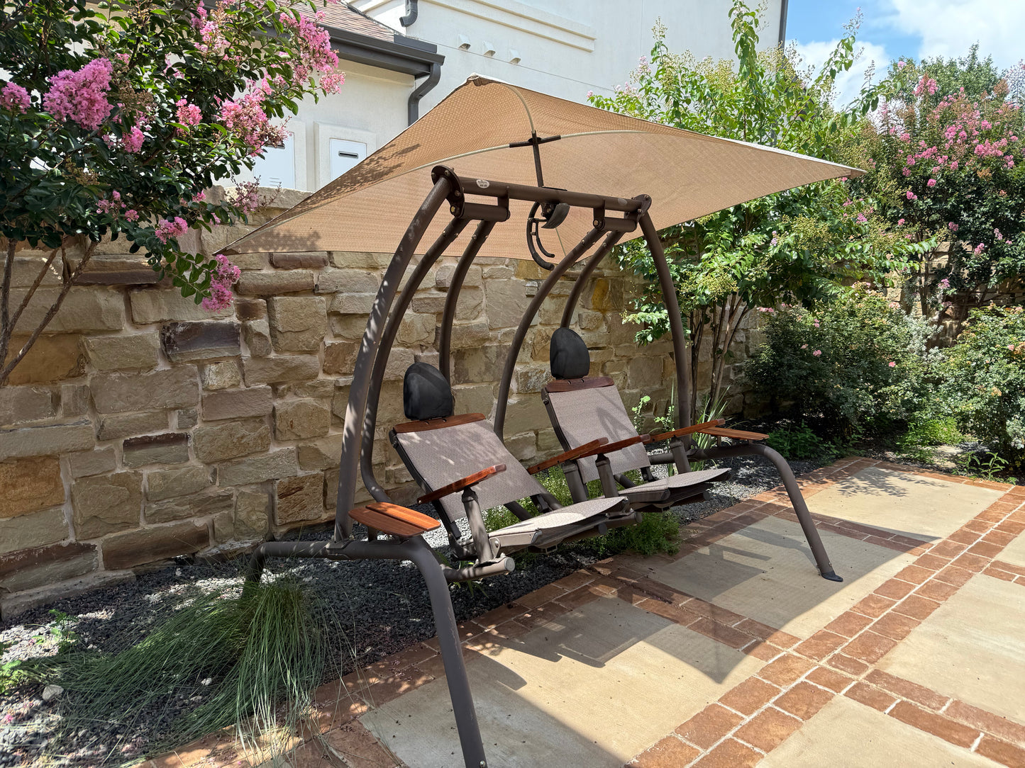Seated Swing composite, teak replacement