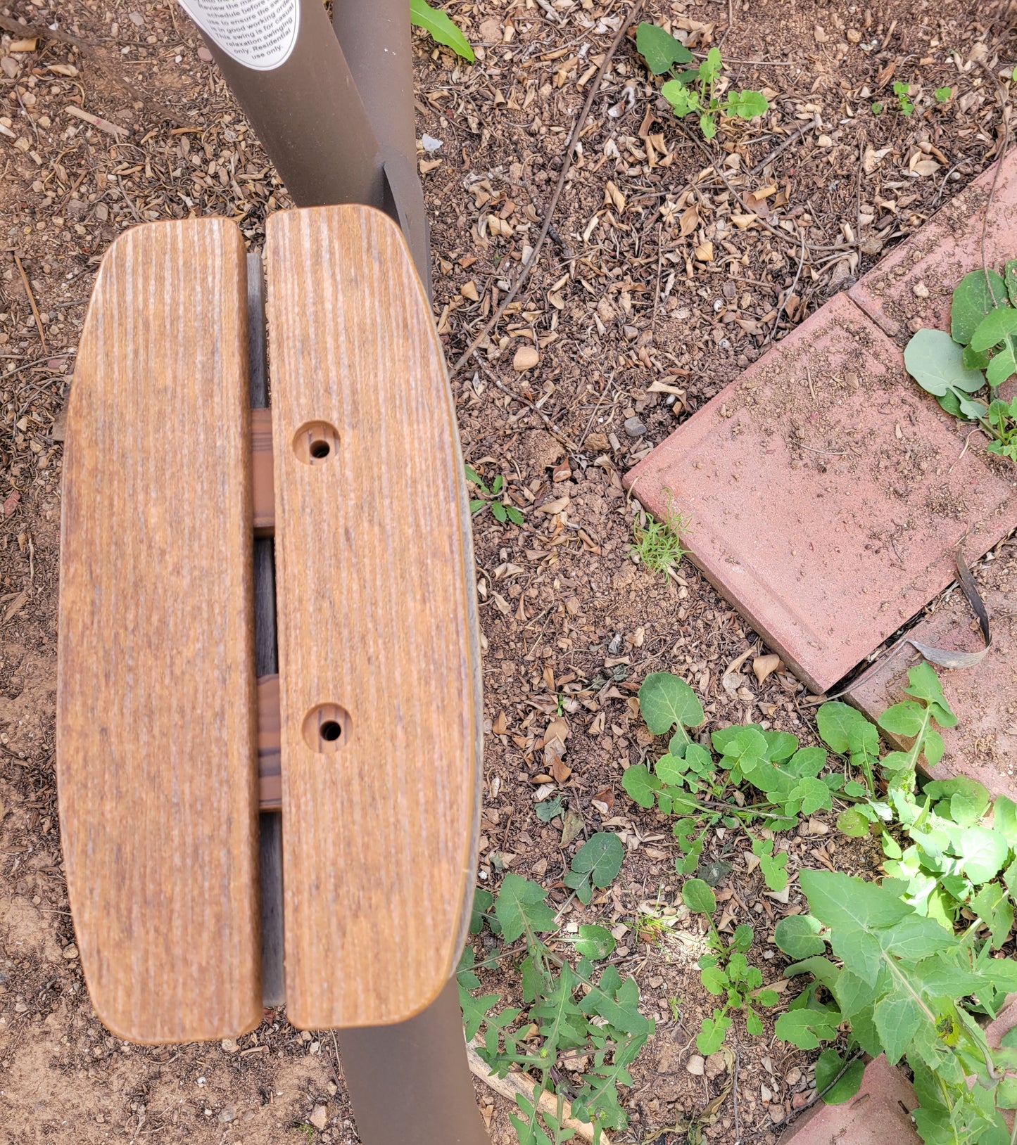 Swing teak tray upgrade